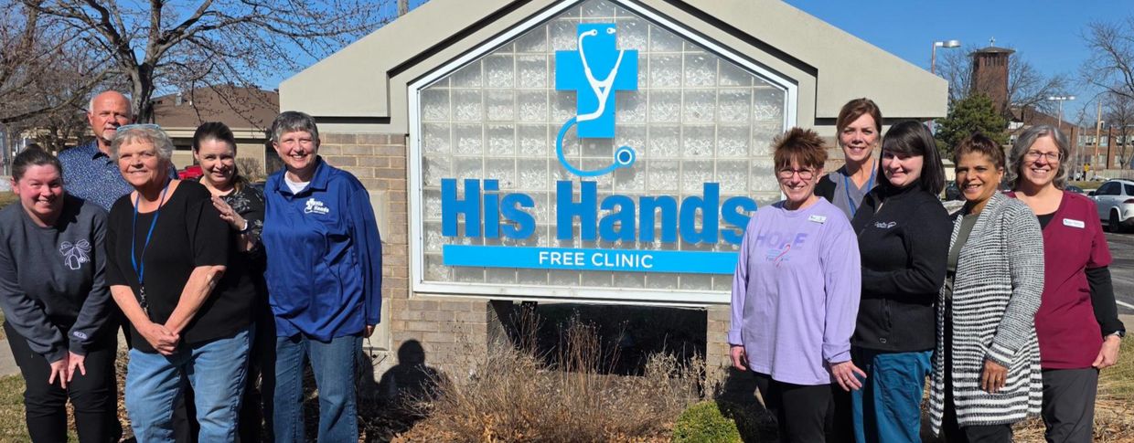 The His Hands Free Clinic staff team.